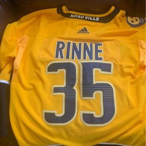 Vintage Pekka jersey with the ALLSTAR and Stanley Cup patch on it. Super Rare!!